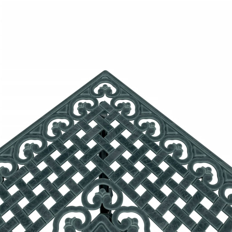 Carnlea Square Outdoor Dining Table , 80cm cm W 80cm cm D, Green, Green