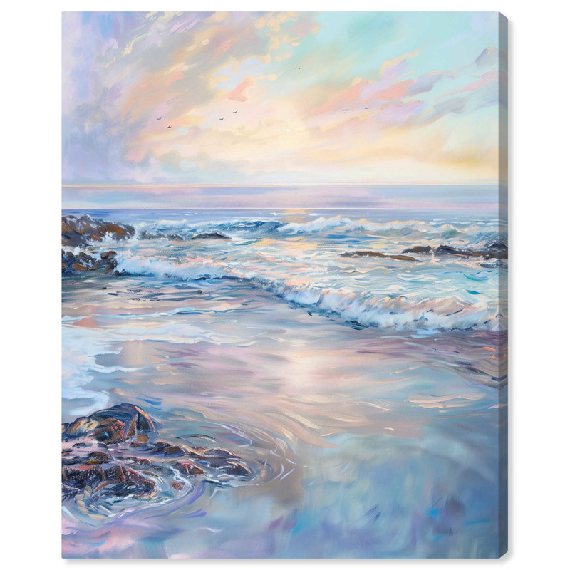 Rivage de rêve, Toile tendue, H 45 po x l 36 po