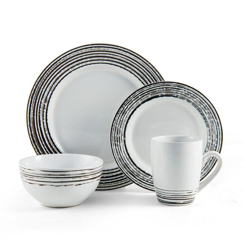 16-Piece Bryson Dinnerware Set. Service For 4