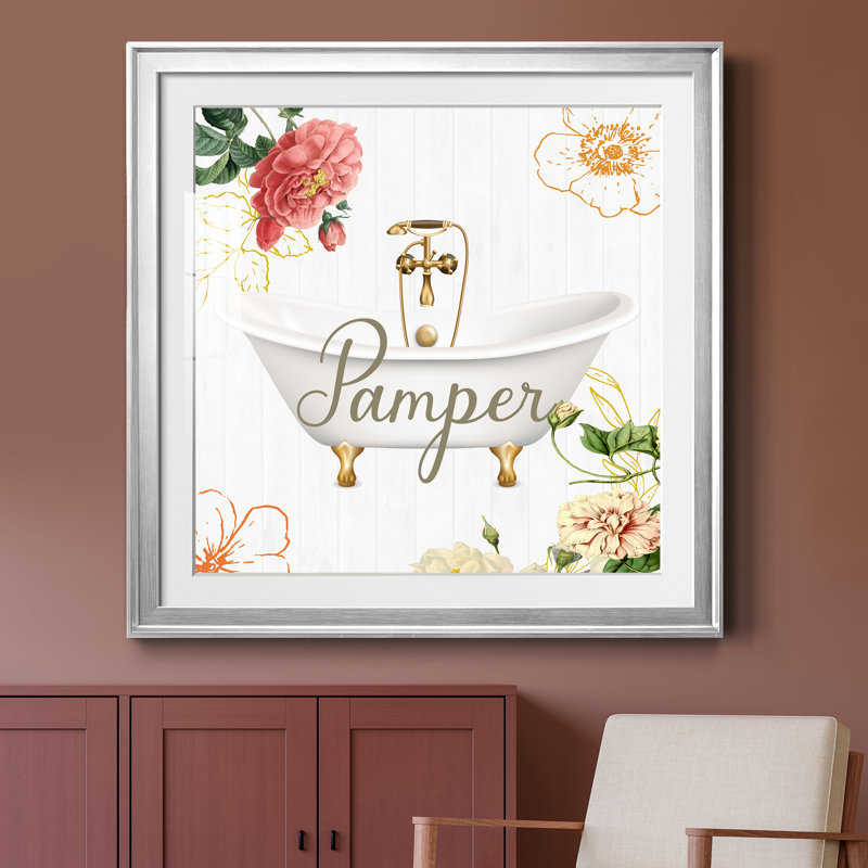 Pamper - cadre photo, impression sur papier, H 26,5 po x l 26,5 po x P 1,5 po, Cadre argenté