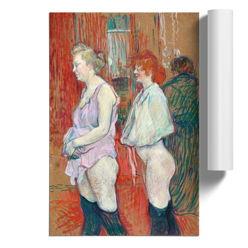 Rue Des Moulins - No Frame Print, 59cm H x 42cm W x 0.1cm D