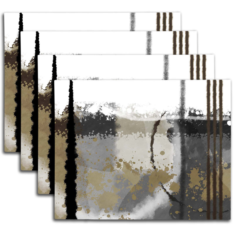 Napperon abstrait en polyester