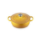 Le Creuset Signature Cast Iron Round Wide Oven, 3.5Qt. - Nectar