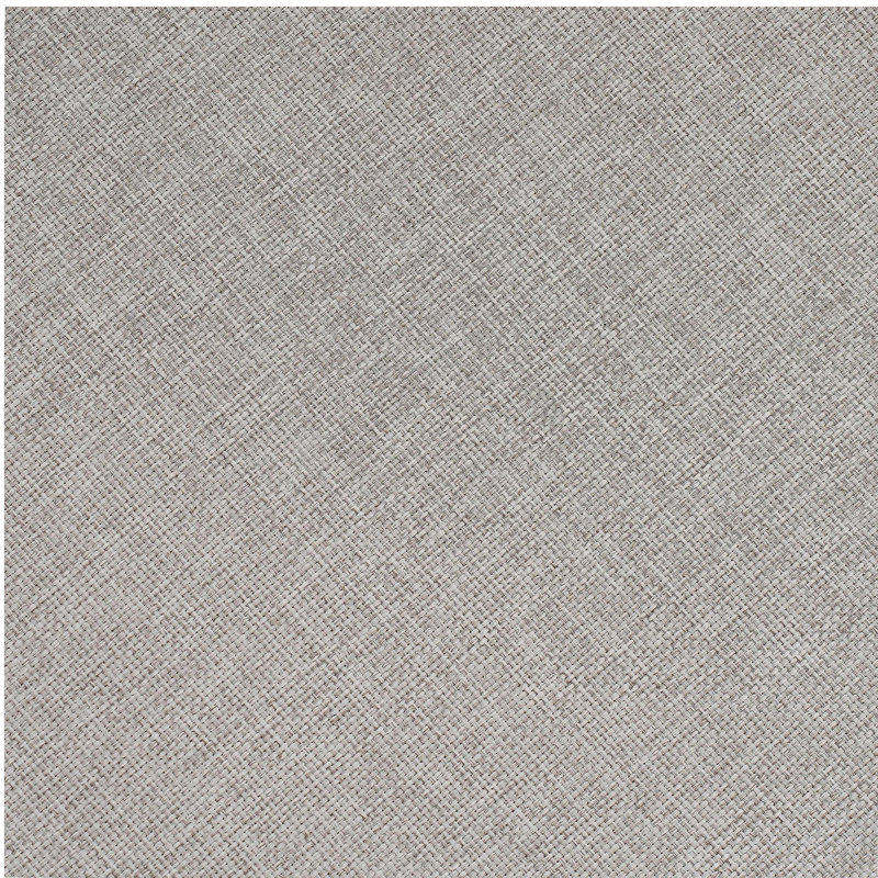 Ensemble de 2 chaises berçantes en fer assorties avec finition érable et rotin PE gris