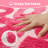 You Look Good Bathroom Rug, Hot Pink,  Soft Plush, Super Water Absorbent, Non-Slip Backing, Easy Cleaning, Vibrant Decor
