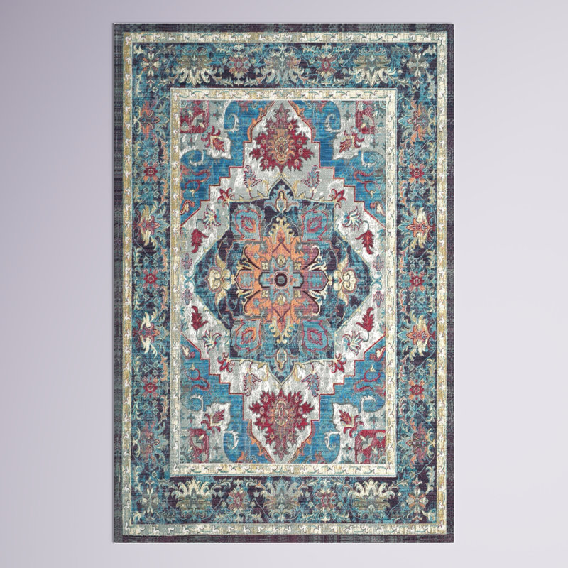 Emberlin Performance Oriental Rug, Rectangle 3'3" x 5'3"