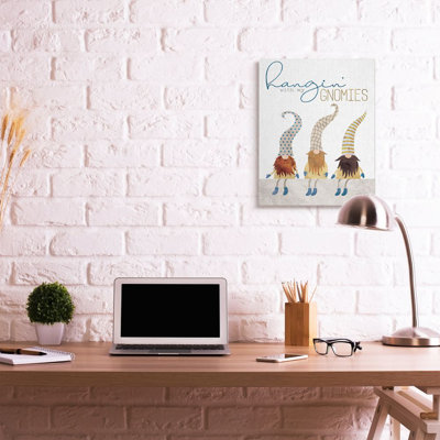 " Hanging With My Gnomies Garden Fictional Character Pun " by Marla Rae