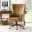 Fauteuil de direction pivotant en cuir véritable Heeg-102291124