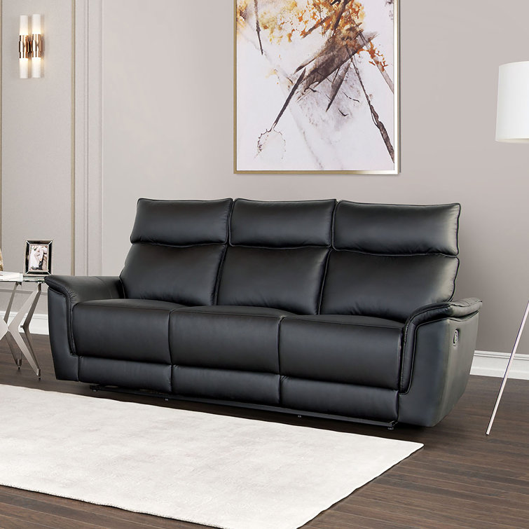 Miyari 86'' Upholstered Reclining Sofa