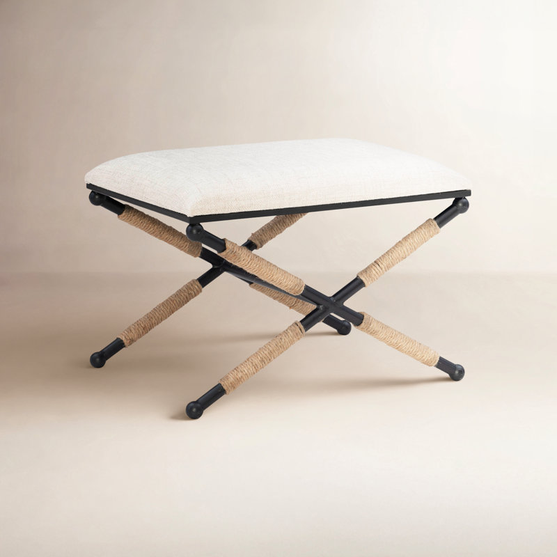 Pippa Metal Accent Stool, Black