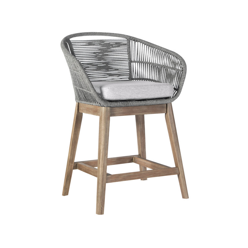 Tabouret de bar Rigney, Brun, 26"