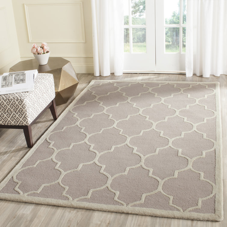 Cannen Hand Tufted Wool Trellis Rug