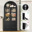 Arvad 69.7" Arched Kitchen Pantry-712798420