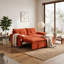 Canapé-lit coulissant en velours de 73 po, causeuse convertible avec matelas caché, conception peu encombrante-1761437619