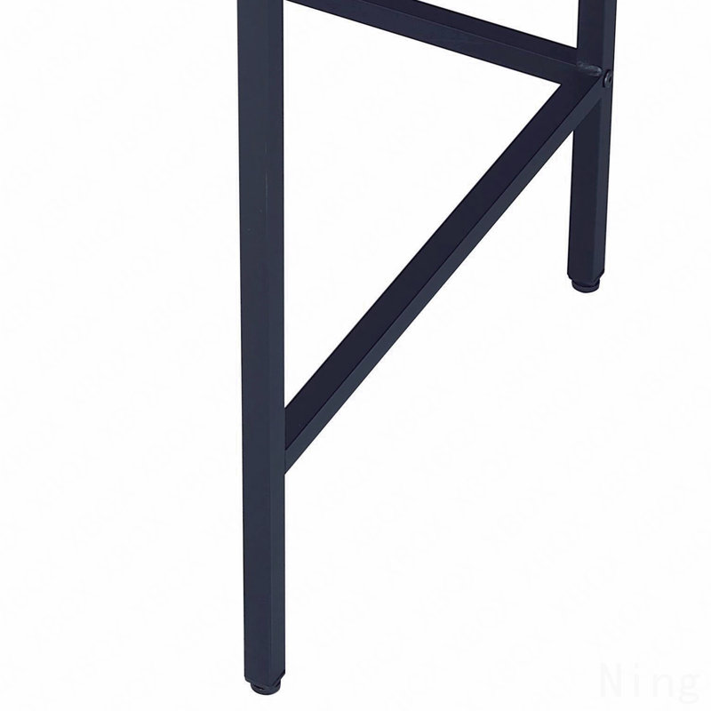 Bureau d'écriture au fini naturel et noir