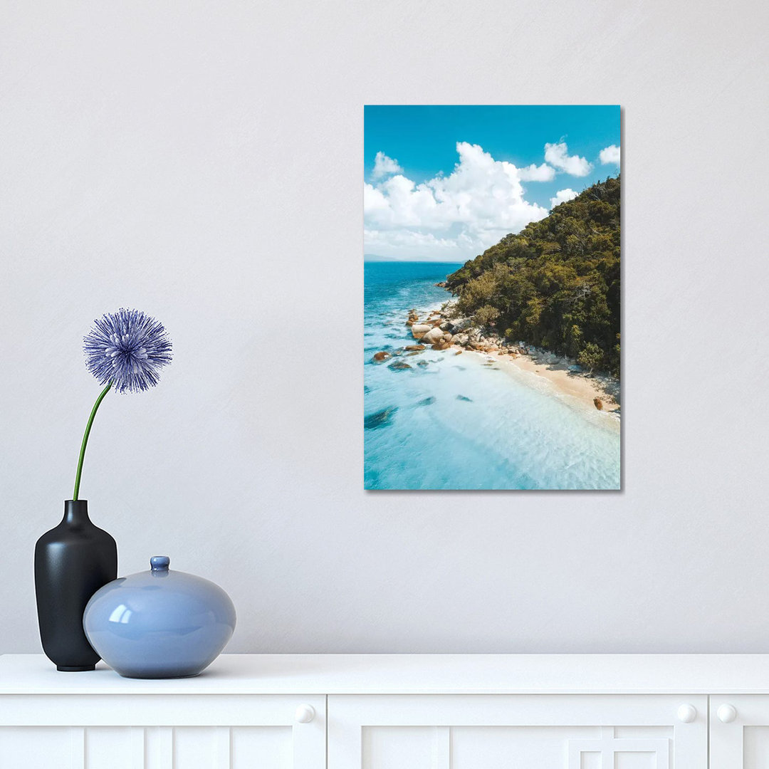 Turquoise Island Beach by James Vodicka - Wrapped Canvas Gallery-Wrapped Canvas GiclÃ©e