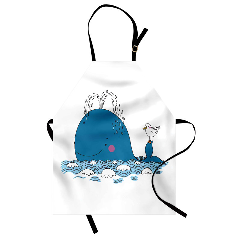 No Pattern Bib Apron