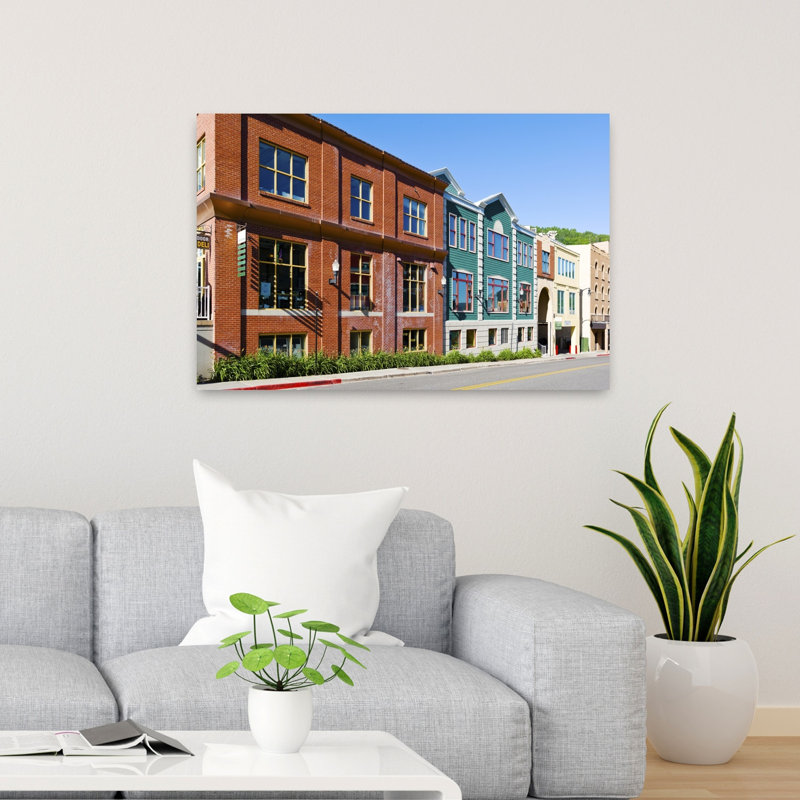 Buildings in a town Park City Utah USA 1 Piece Wrapped Canvas Wall Art, 60.96 cm H x 91.44 cm W