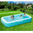125" x 68" x 22" Full-Sized Inflatable Swimming Pool with Seats