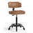 Adjustable Height Drafting Chair with Wheels & Footrest, Ergonomic Faux Leather Office Stool with Backrest and Lockable Casters-709768892