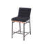 Chaise à hauteur de comptoir avec revêtement-1806556129