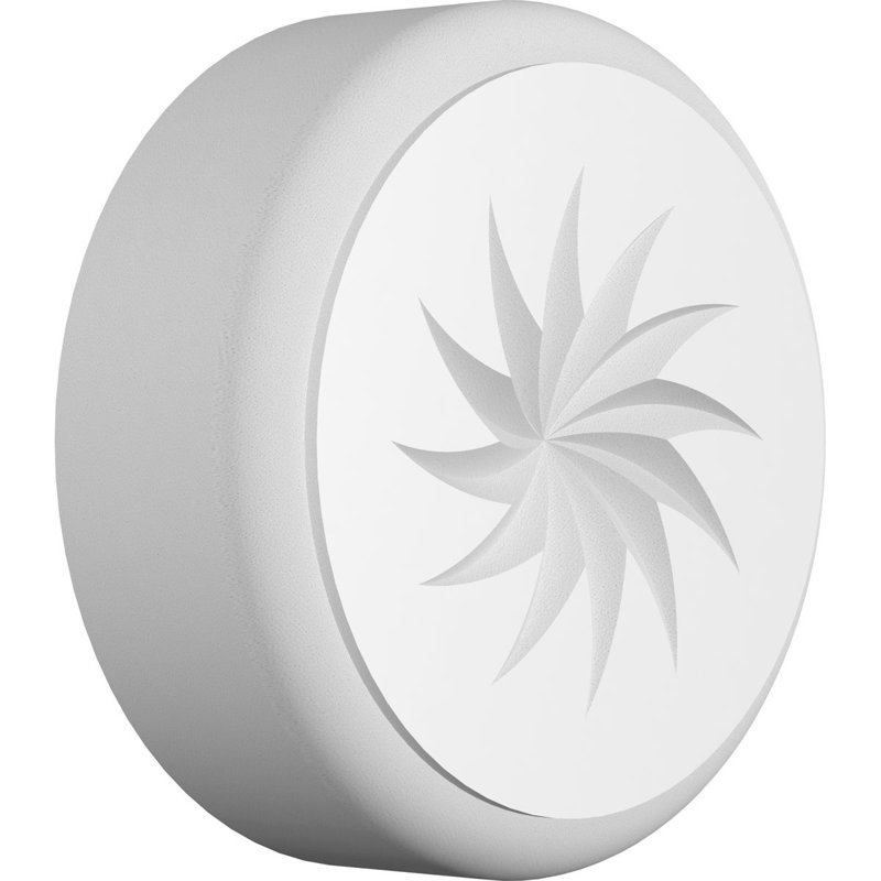 Standard Grayson Spiral Rosette With Rounded Edge, 3" H x 3" W x 1" D