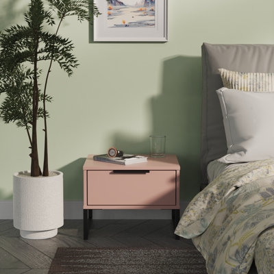 Turah 1 Drawer Bedside Cabinet (Ready Assembled)