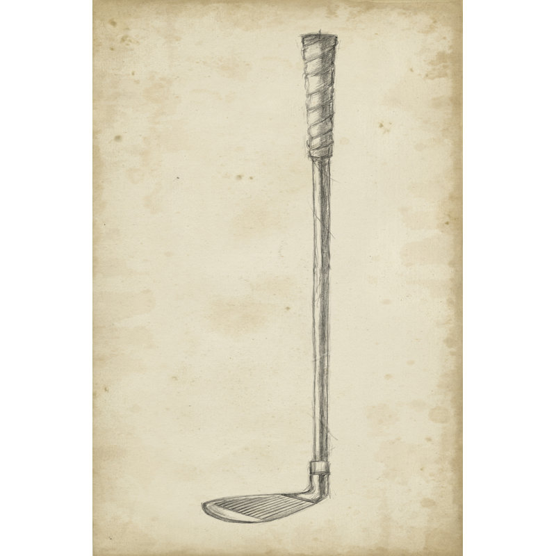Vintage Golf Clubs II by Ethan Harper - Wrapped Canvas Print, 122cm H x 81cm W