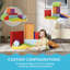 Blue 7-piece Toddler Soft Play Foam Set, Multi-shape Soft Climbing Activity Play Blocks Indoor Play Equipment For Kids 1-3 Years Old