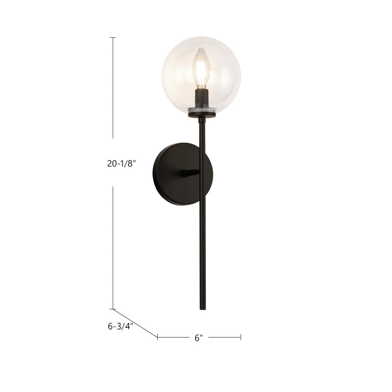 Cassia Dimmable Bath Sconce, Aged Gold