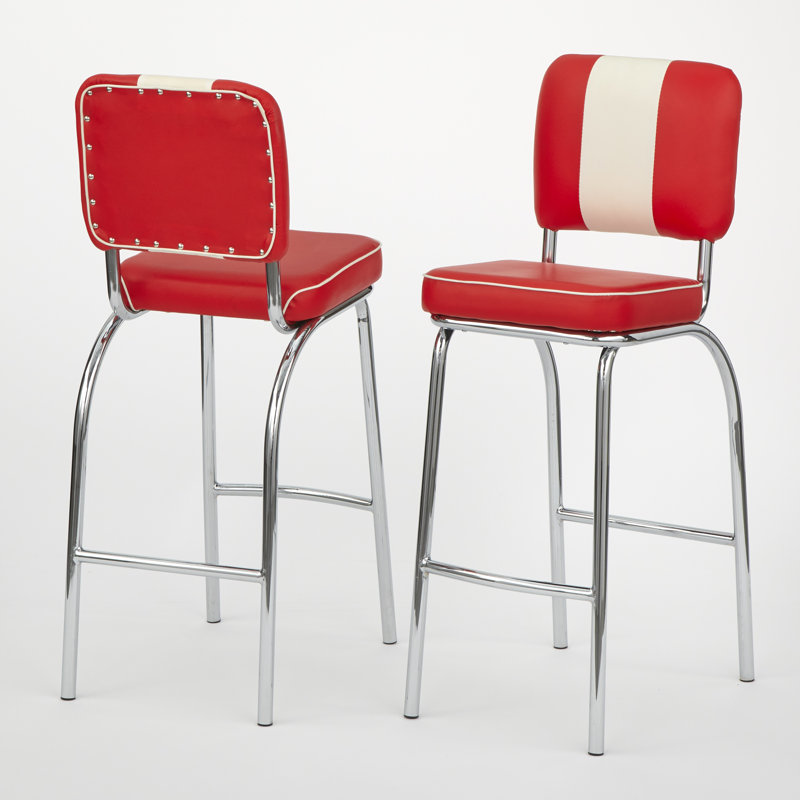 Tabouret Ashtown, Rouge