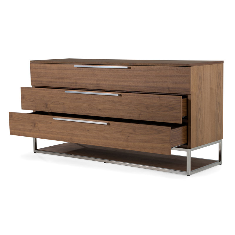 Helenora - Modern Dresser, Walnut