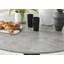 Tierra Modern Chrome Metal & Glass Round Dining Table Set with 6 Luxury Faux Leather Chairs-87463420-101808315