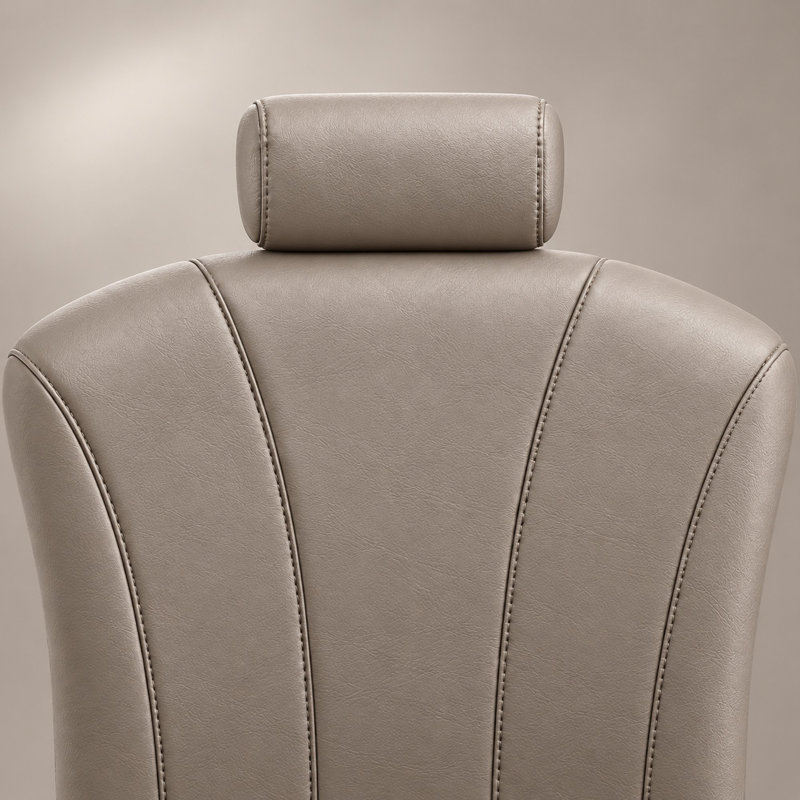 Fauteuil de salon pour coiffeur, fauteuil de coiffeur pour salon de coiffure avec pompe hydraulique professionnelle - gris / or