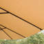 Parasol de marché pour terrasse double 15 po x 9 pi avec double face rectangulaire et lumière - taupe-2031854837