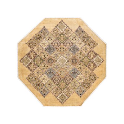 Trinia Mogul One-of-a-Kind Hand-Knotted Sand/Olive/Blue Area Rug 8'1 -  Isabelline, 4A87534E470949D89D552A3747E17516