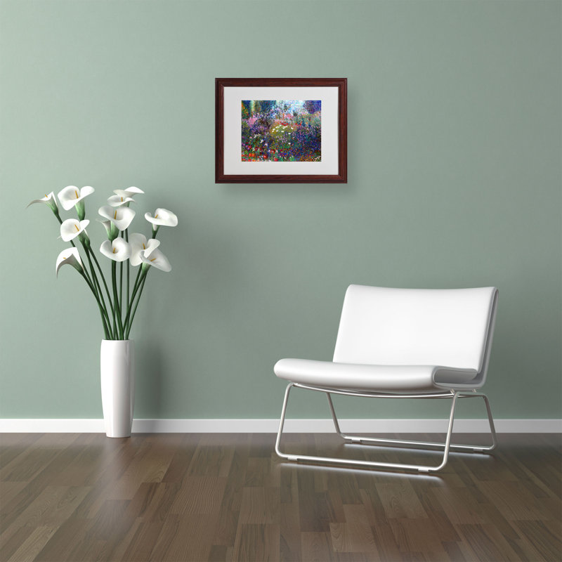 «Garden», reproduction sur toile encadrée, H 16 po x l 20 po x P 0,5 po, Brun
