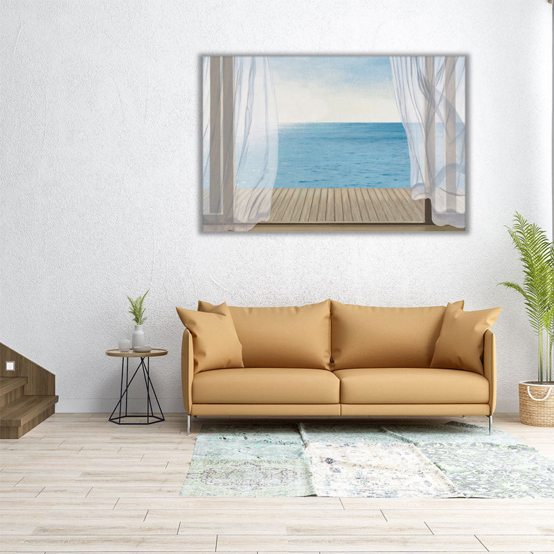 «Blue Breeze», reproduction d'art sur toile, H 12 po x l 18 po