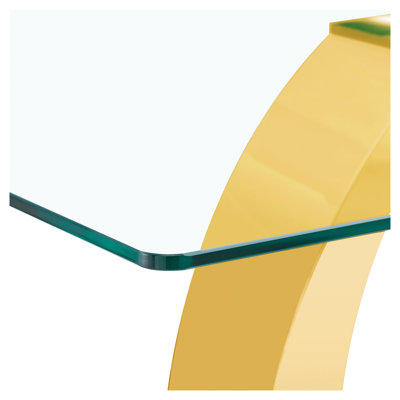 Tempered Glass Table Top Only - 63 x 35.4 Inch Rectangular Replacement Desktop - Transparent