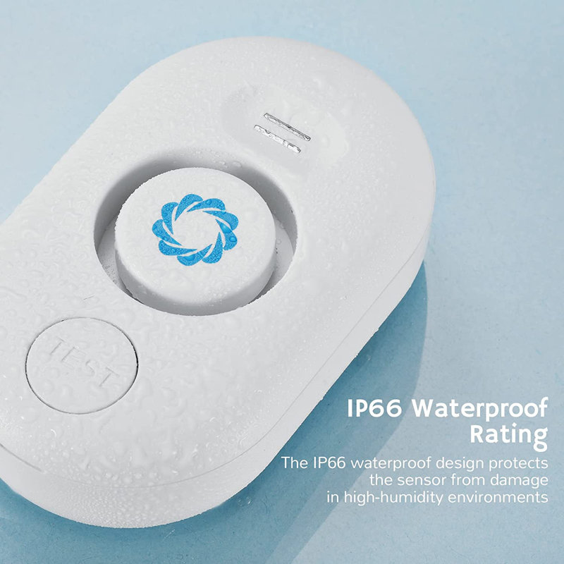 Airthereal Water Leak Detector 3-Pack with WiFi Gateway, Water Alarm Sensor