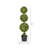 Ametria Artificial Triple Ball Green Boxwood Topiary.-1216015645