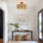 Autym Rattan Semi Flush Mount