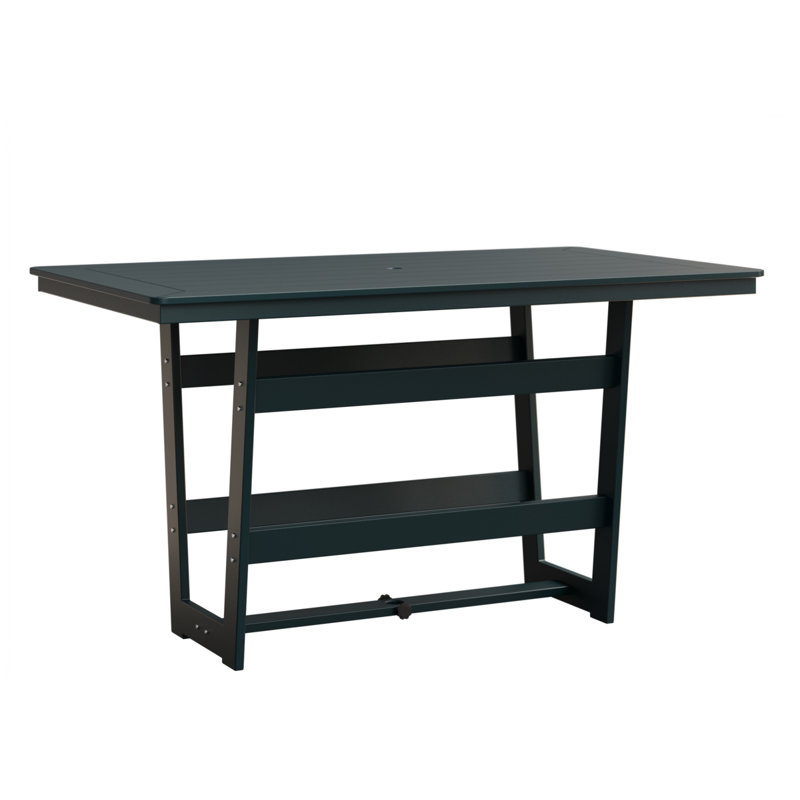 Table de bar rectangulaire berline marine de 70 po Berlin Gardens Hudson, Baie