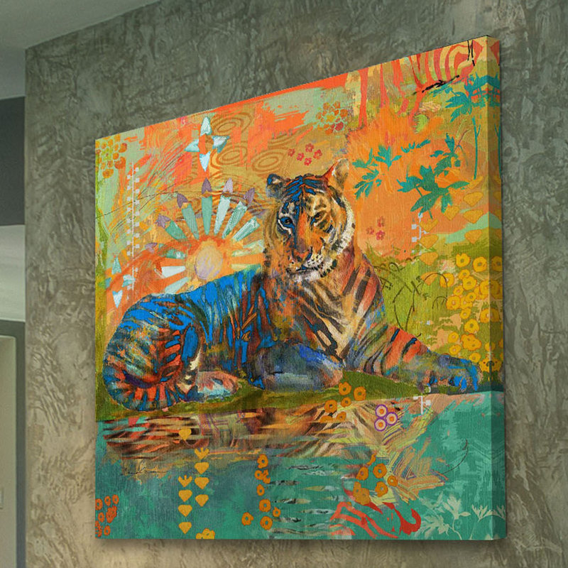 Evelia - Wrapped Canvas Print, 66cm H x 66cm W x 3.81cm D