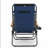 Oversized Padded Zero Gravity Chair, Foldable Patio Recliner, 30" Wide Seat Anti Gravity Lounger With Cup Holder, Support 400 Lbs (blue)-1957036210