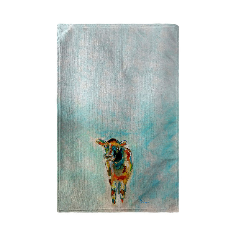 Serviette de thé vache