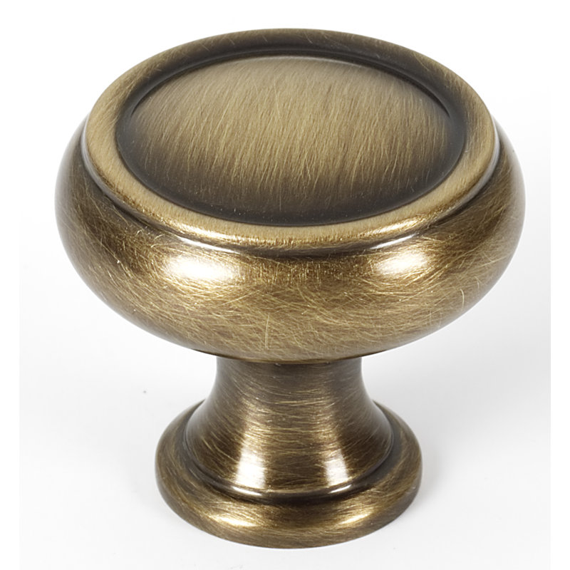 Poignée champignon, Antique English, H 1,25 po x l 1,25 po x P 1,125 po