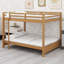 Lit superposé en bois avec échelle-912690032