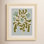 Expressive Abstract House Plant Blue Print