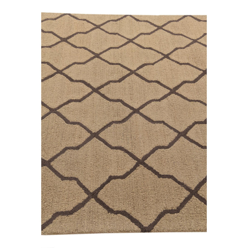 Tapis brun clair 5x8 Pineland